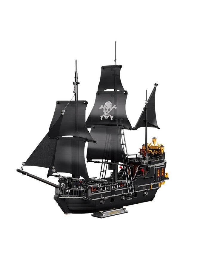 dOvOb Pearl Pirate Ship Mini Blocks Building Set - 1424PCS Construction STEM Black Boat Collection Display Set for Adults and Teen - Image 1